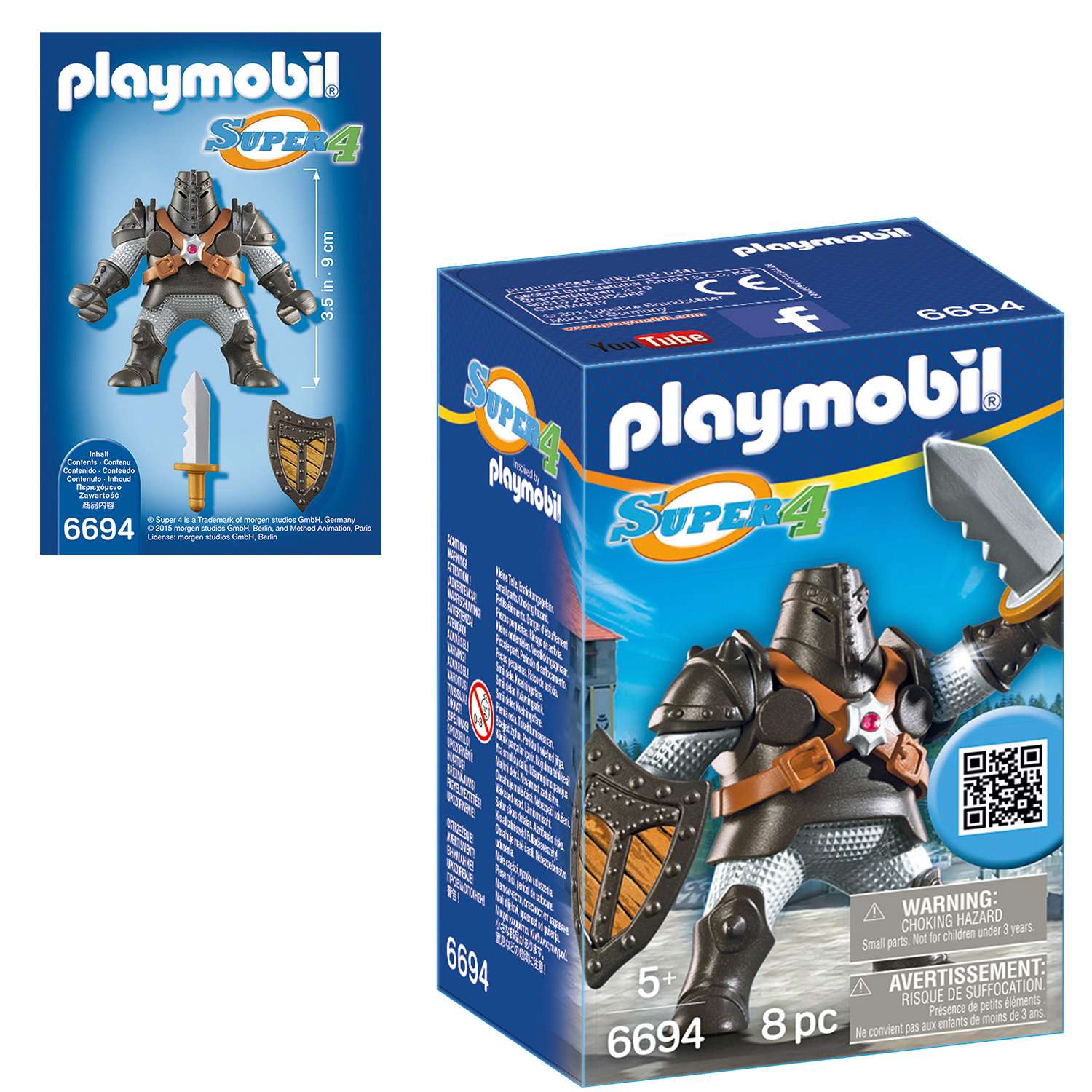 Конструктор Playmobil Супер4 Черный колосс - фото 6