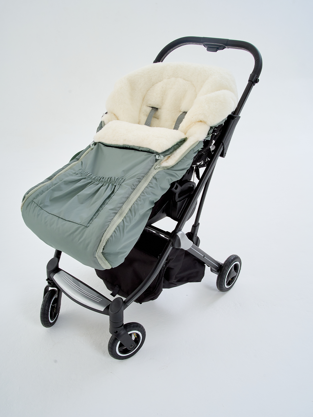 Конверт в коляску Осьминожка Трансформер серый - фото 13