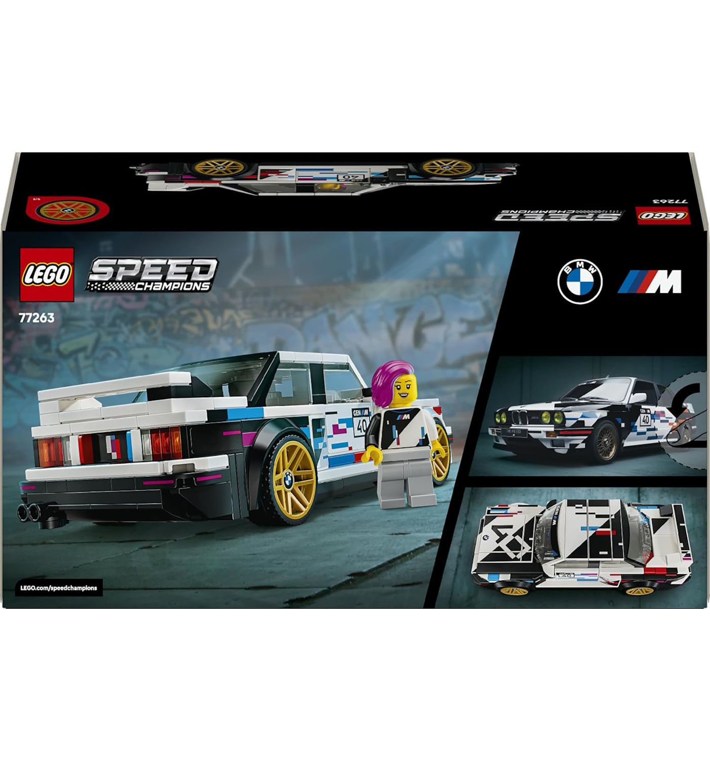 Конструктор LEGO Speed Champions BMW M3 E30 358 дет. - фото 7