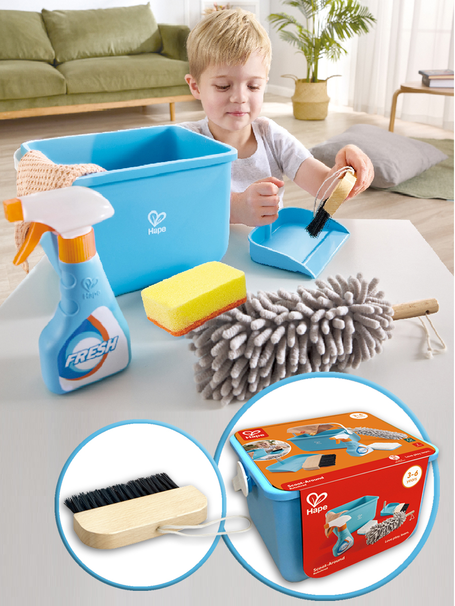 Игрушка Hape швабры и мётлы - фото 1