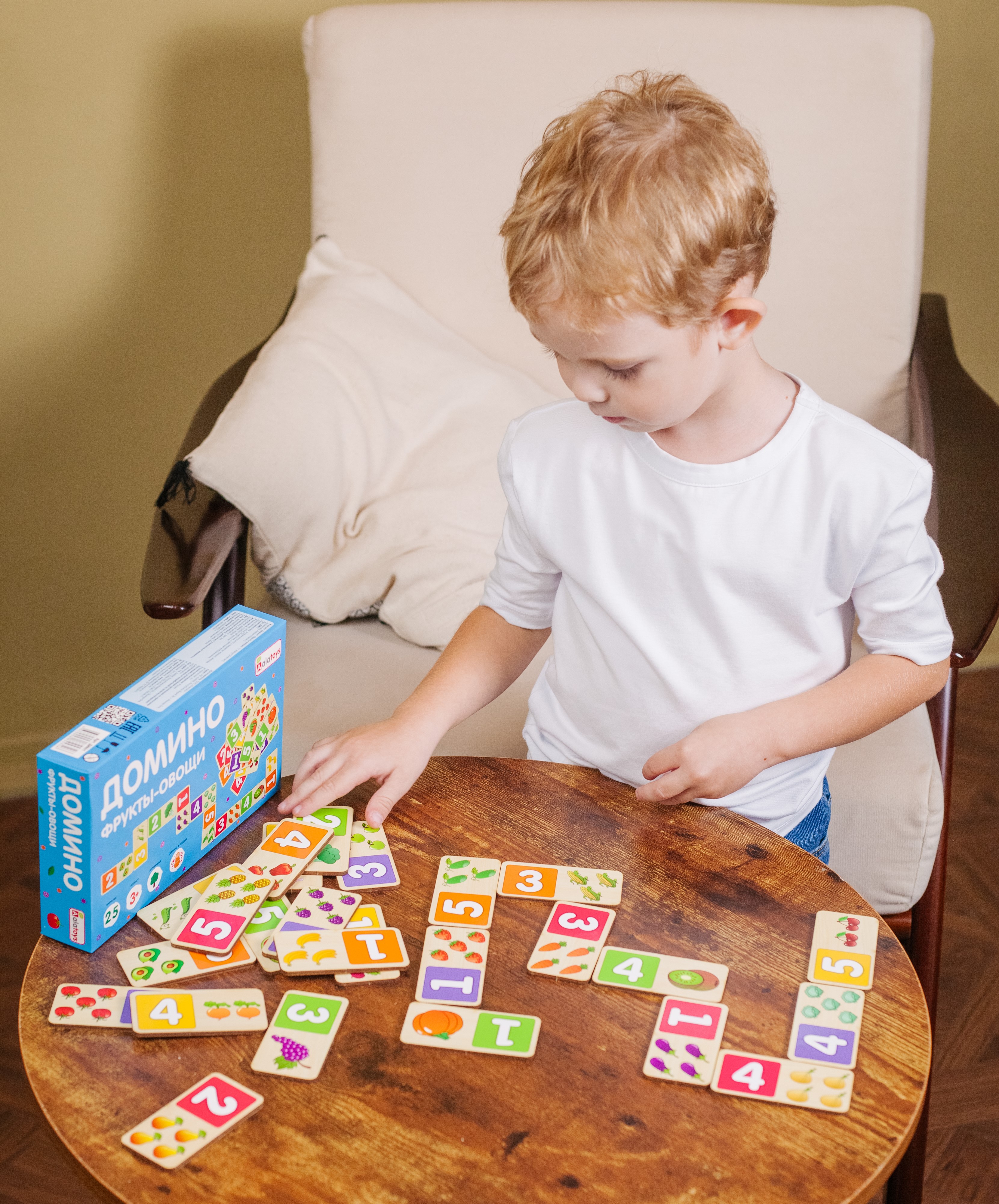 Настольная игра Alatoys ФРУКТЫ-ОВОЩИ (25 фишек) - фото 13