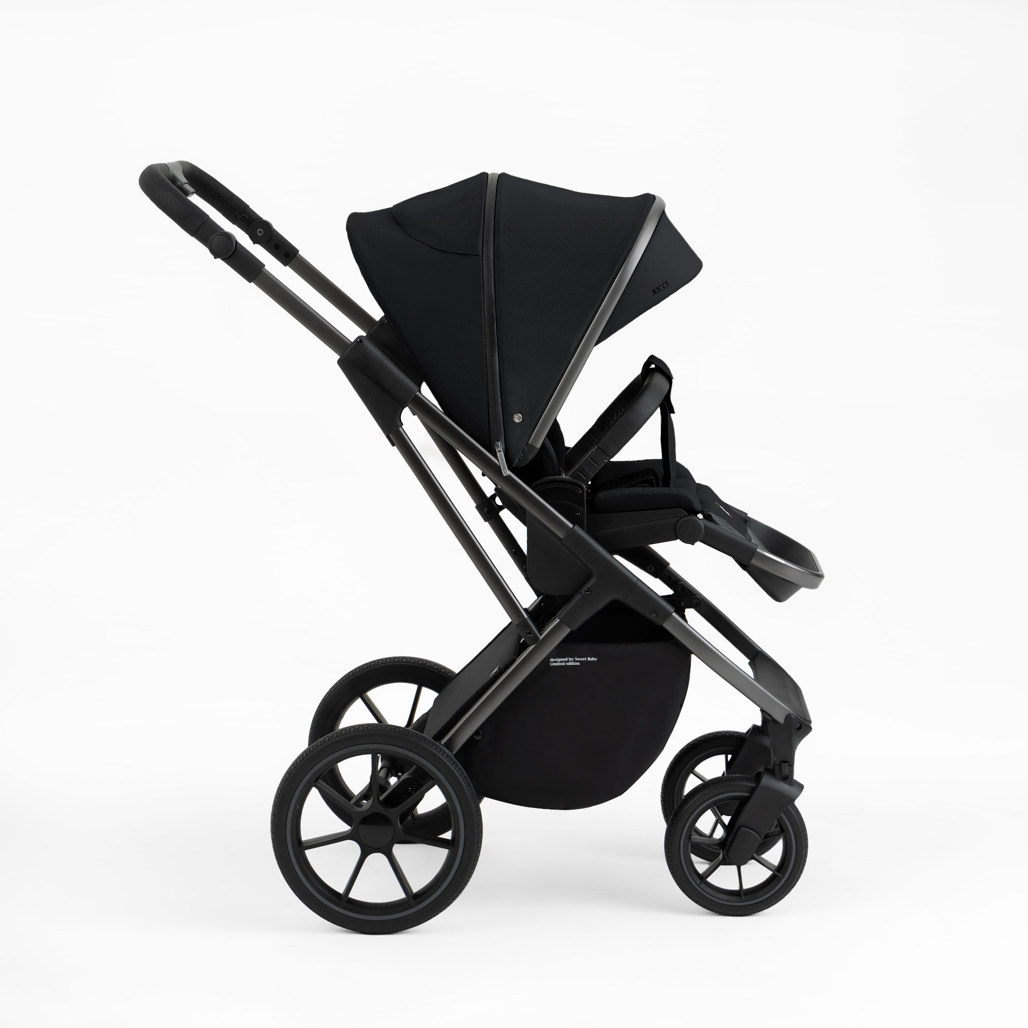 Коляска 2в1 Sweet Baby Ricci Black черный - фото 30