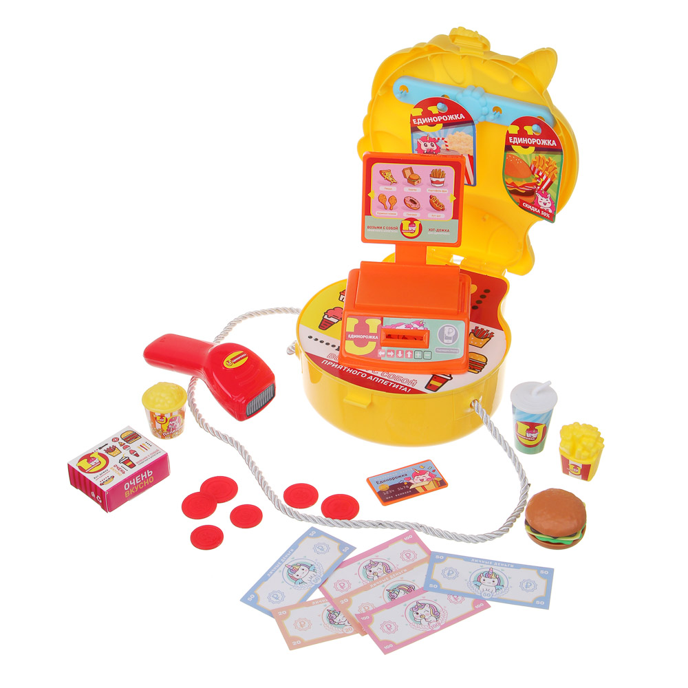 Игровой набор Игроленд касса, продукты - фото 1