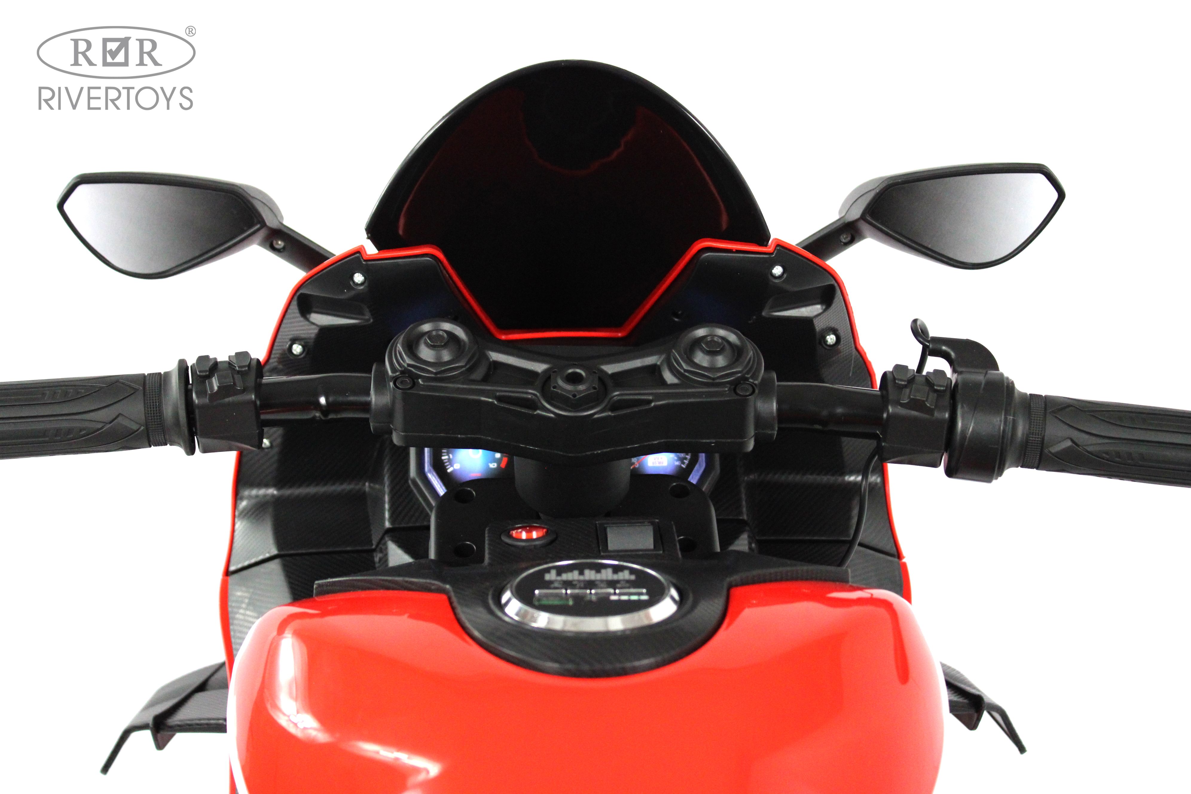 Электромотоцикл RIVERTOYS М777БХ-RED - фото 18