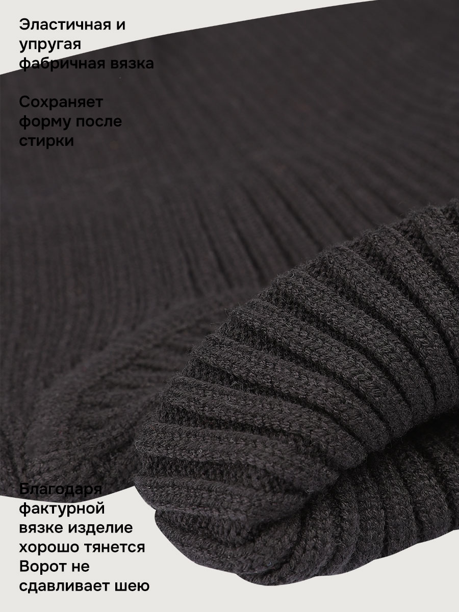 Манишка NIKASTYLE 17з16825 черный - фото 5