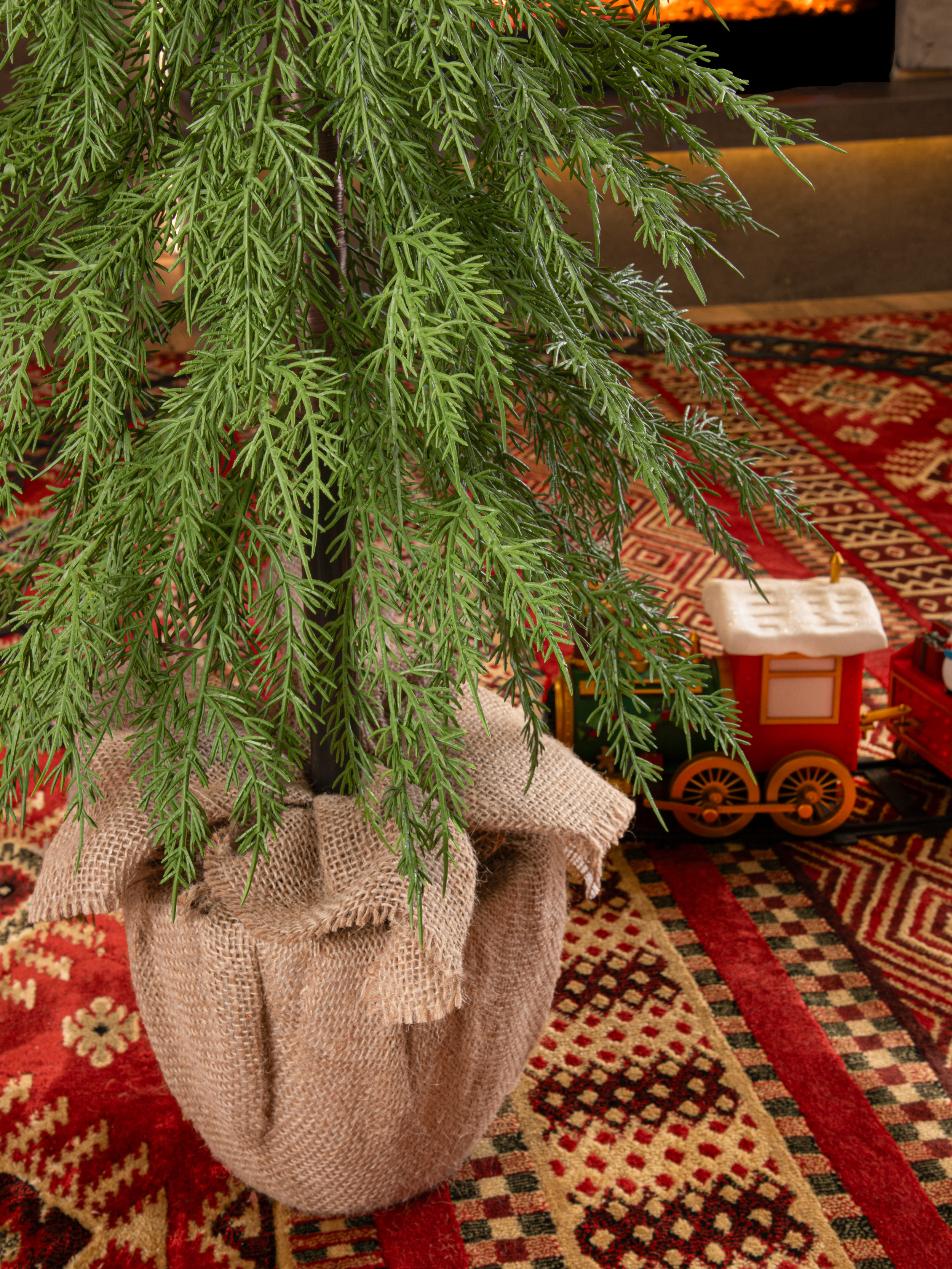 Ель Бесконечная история Поезд Ёлок литая на пеньке 120 см. - фото 3