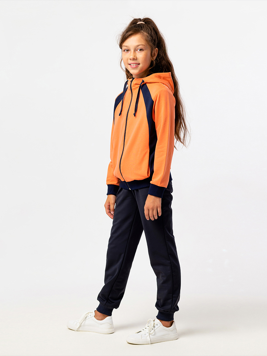 Спортивный костюм RODOS М-258/темно-синий_персиковый - фото 3