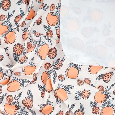 Комплект пелёнок Mjolk Baby Blue/Мандарины/Звёзды 3 шт 120х85 см