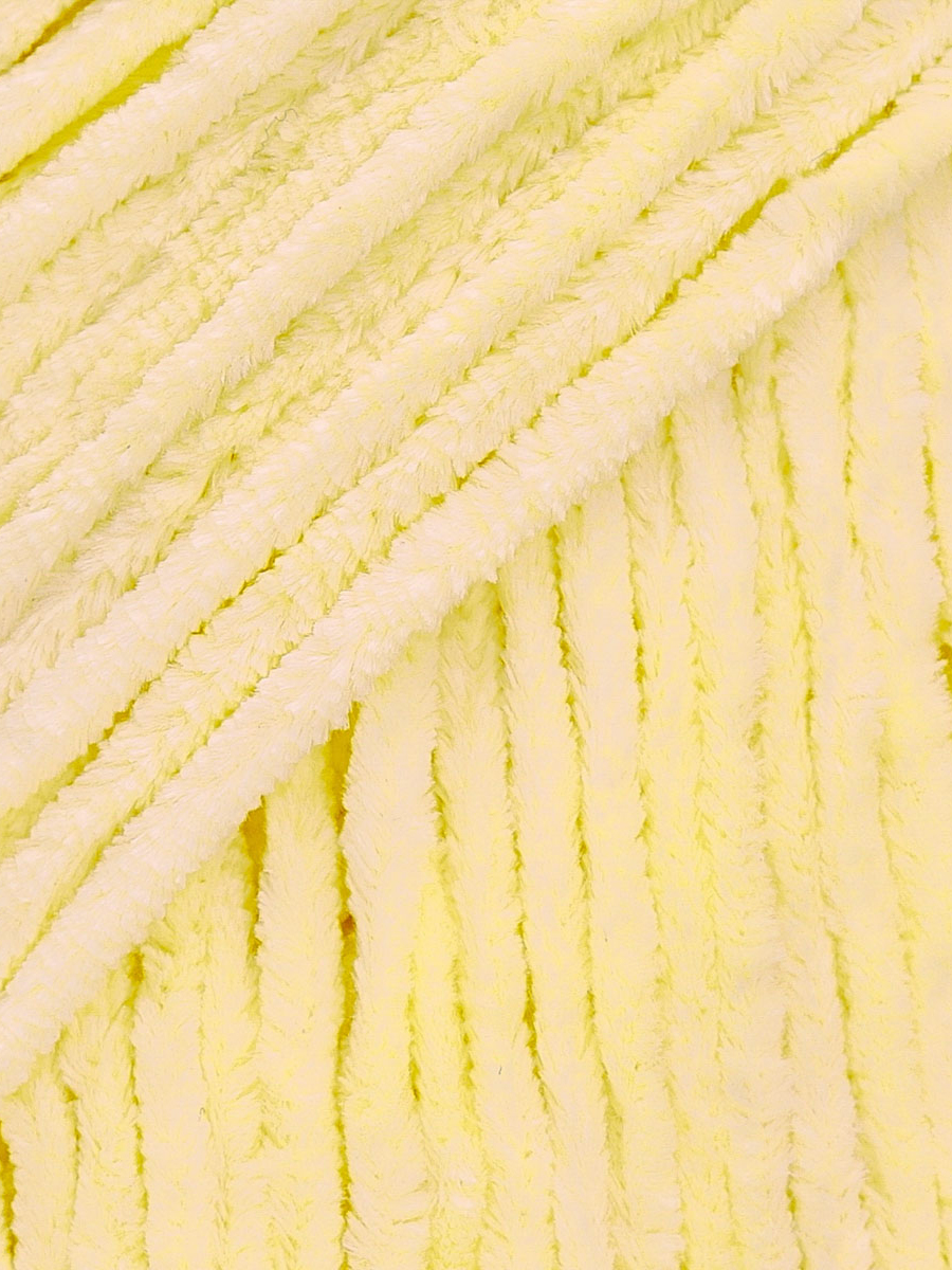 Пряжа для вязания YarnArt Velour 100 г 170 м микрополиэстер мягкая велюровая 5 мотков 844 лимонный - фото 4