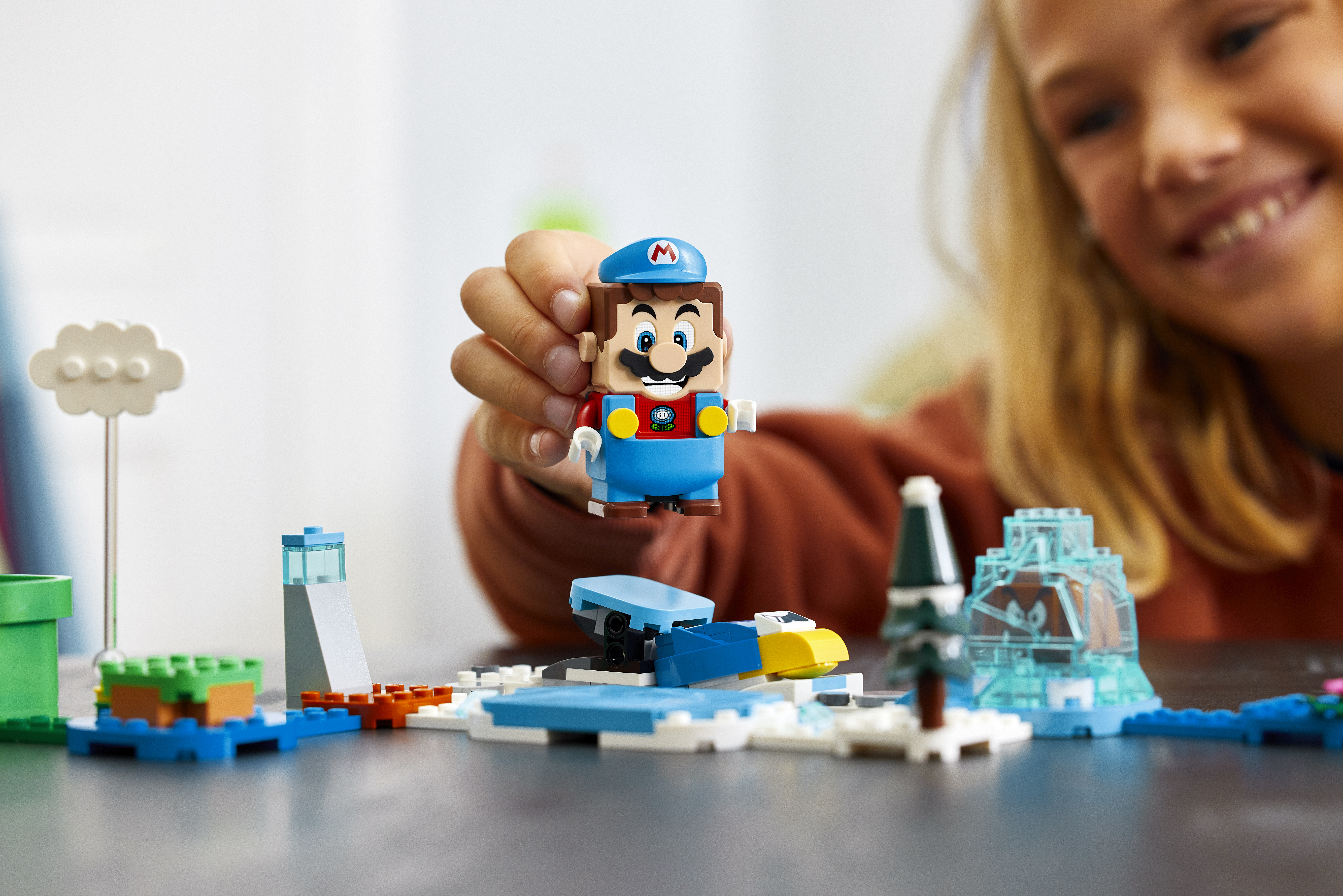 Конструктор LEGO Super Mario Ice Mario Suit Frozen World 105 дет. - фото 10
