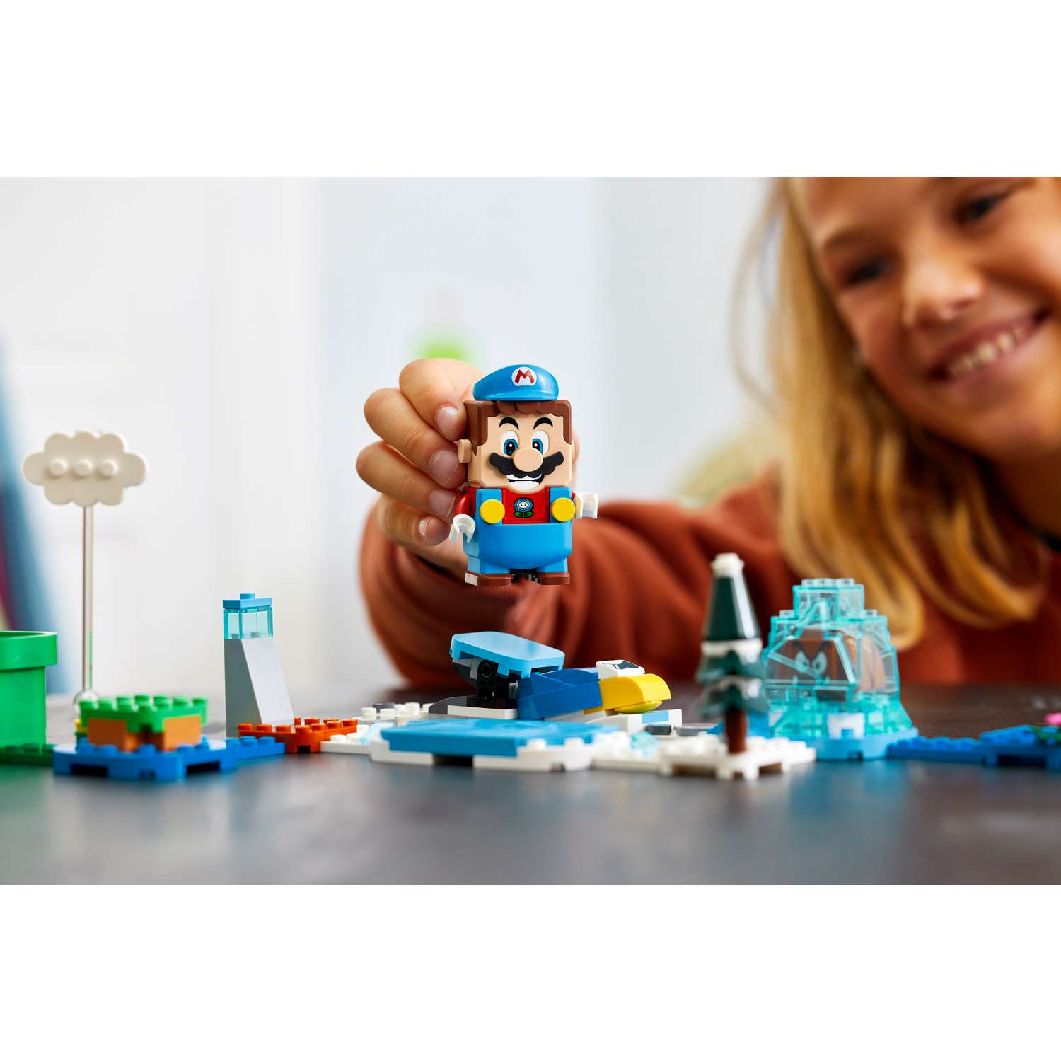 Конструктор LEGO Super Mario Ice Mario Suit Frozen World блочный - фото 10