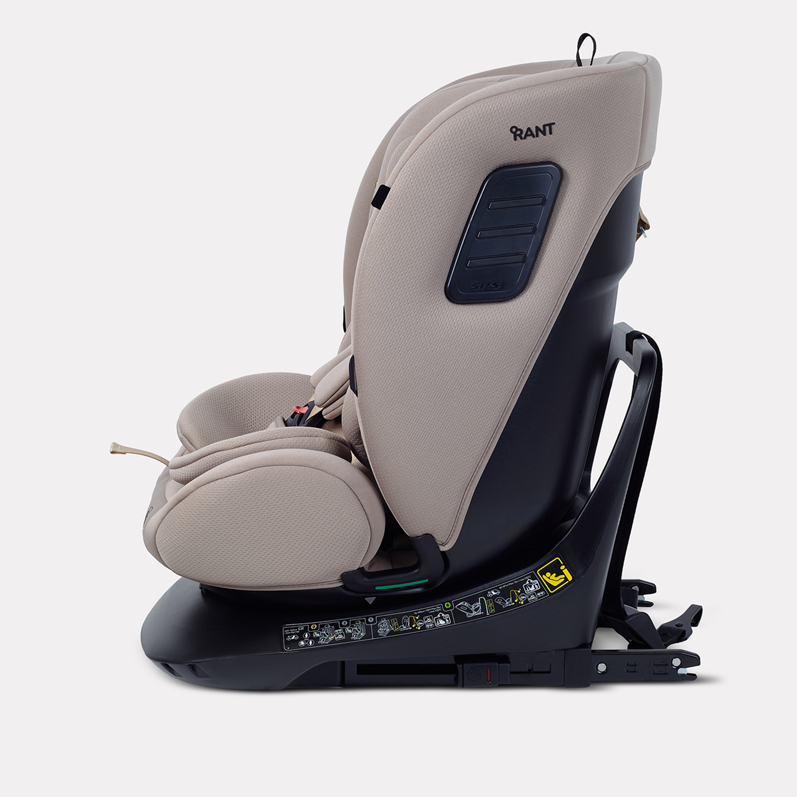 Автокресло Rant Skyline isofix Isofix 0+/1/2/3 (0-36 кг) бежевый - фото 3