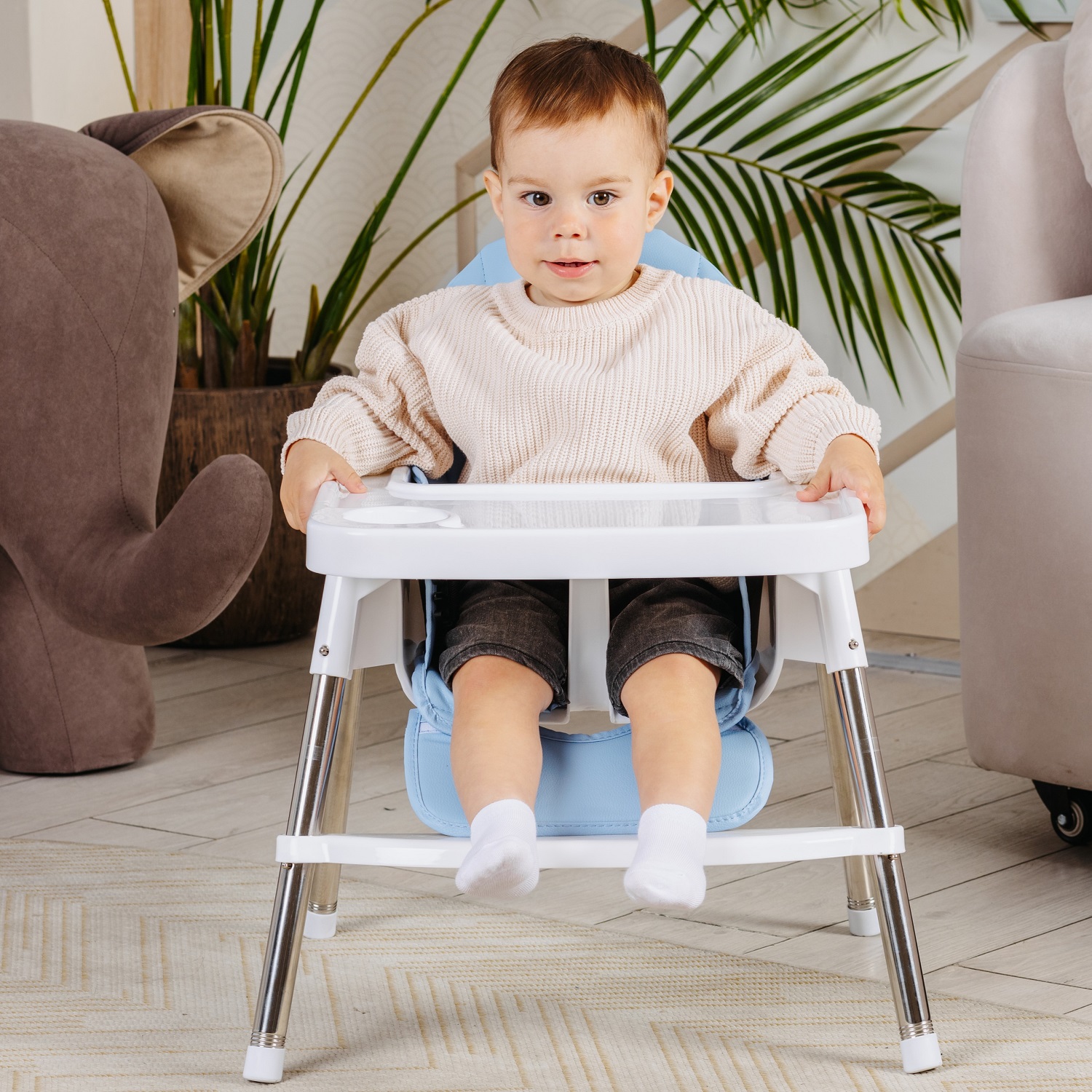 Стульчик для кормления BabyCare Kean классический - фото 7