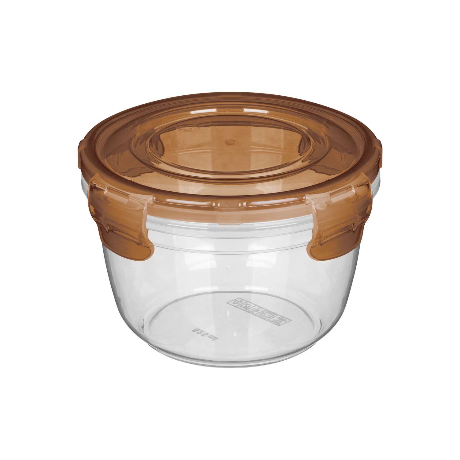 Контейнер для продуктов IDiland Lock круглый с защелками 0.625л - фото 1