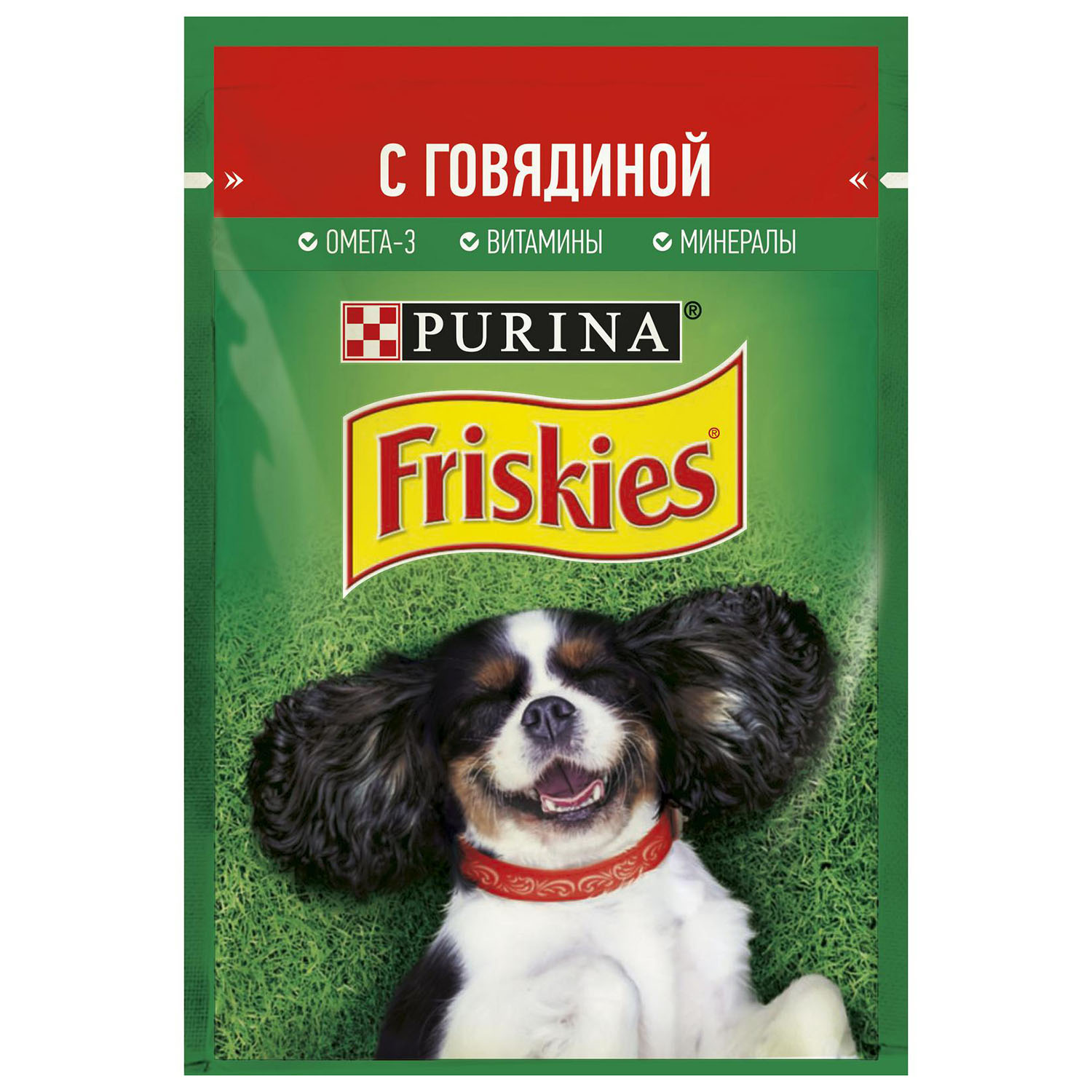 Корм для собак Friskies говядина 85г - фото 1