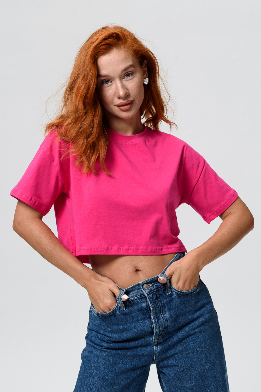 Футболка Натали Суслова 14416/1 фуксия - фото 2