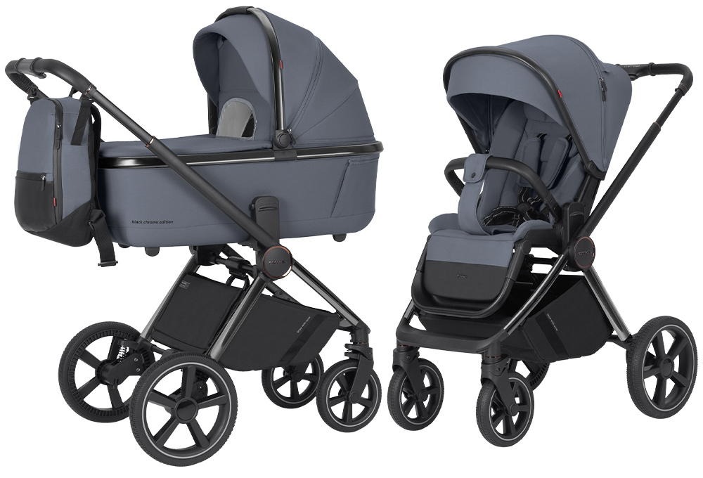 Коляска 2в1 Carrello Ultimo Chrome CRL-6524 / 2025 серый - фото 1