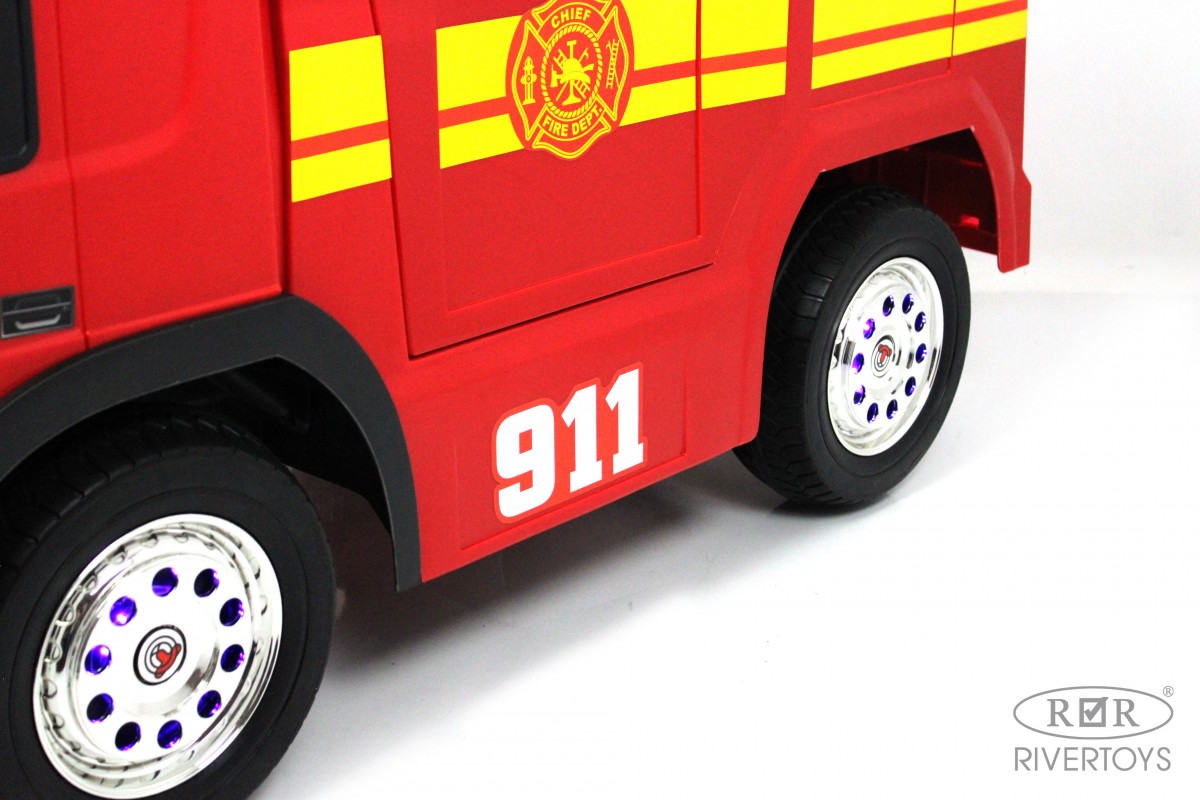 Электромобиль RIVERTOYS A555AA-RED С пультом ДУ - фото 16