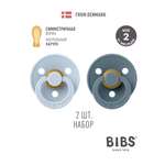 Пустышка BIBS латекс классическая от 6 мес. 2 шт. в ассортименте