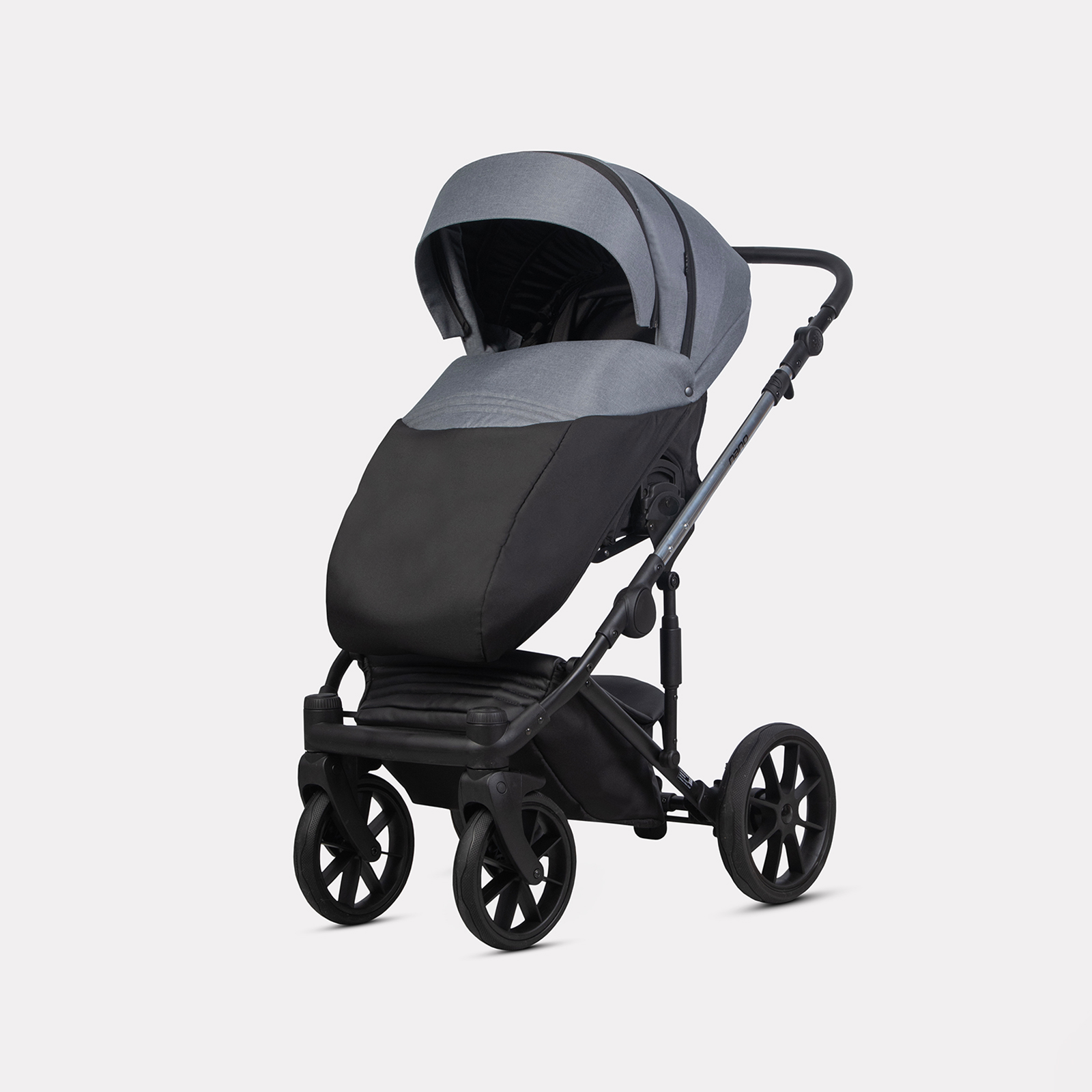 Коляска 2в1 Riko Nano Thermo серый - фото 4