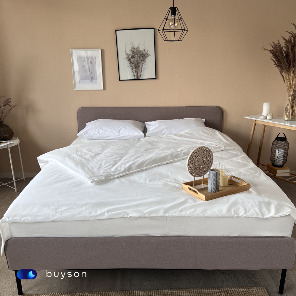 Комплект наволочек buyson BuyRelax 50х70 см, хлопковый перкаль, цвет белый - фото 9