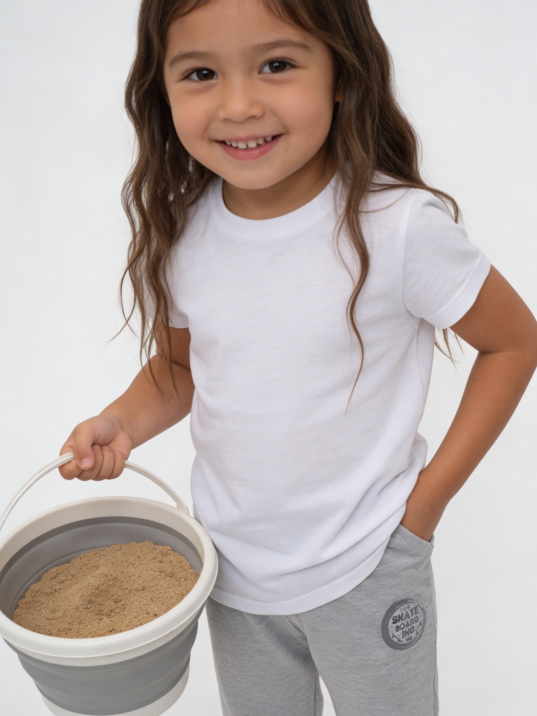 Брюки Утенок 446п меланж скейт - фото 4