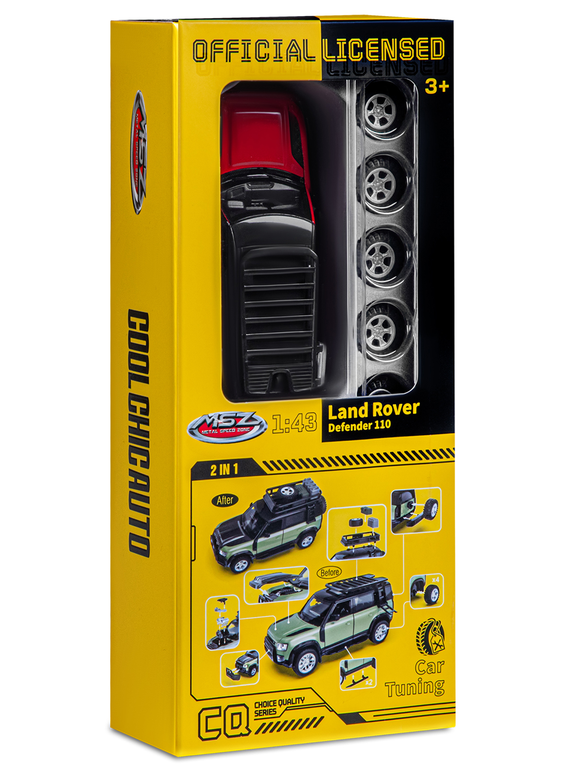 Автомобиль AUTODRIVE Land Rover Defender 110 Сборная модель 1:43 JB1251654 - фото 11