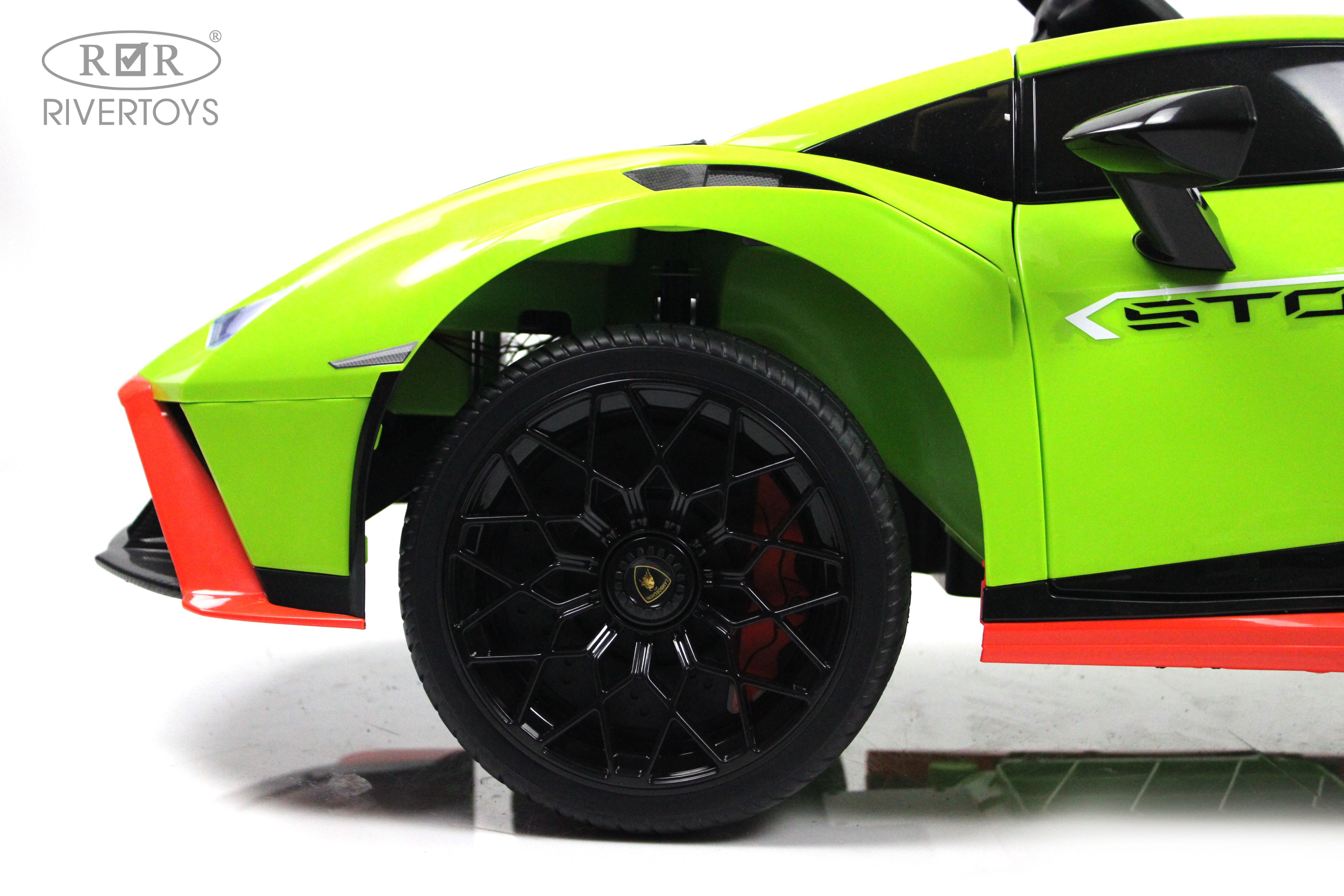 Электромобиль RIVERTOYS Lamborghini E888EE-GREEN С пультом ДУ - фото 14