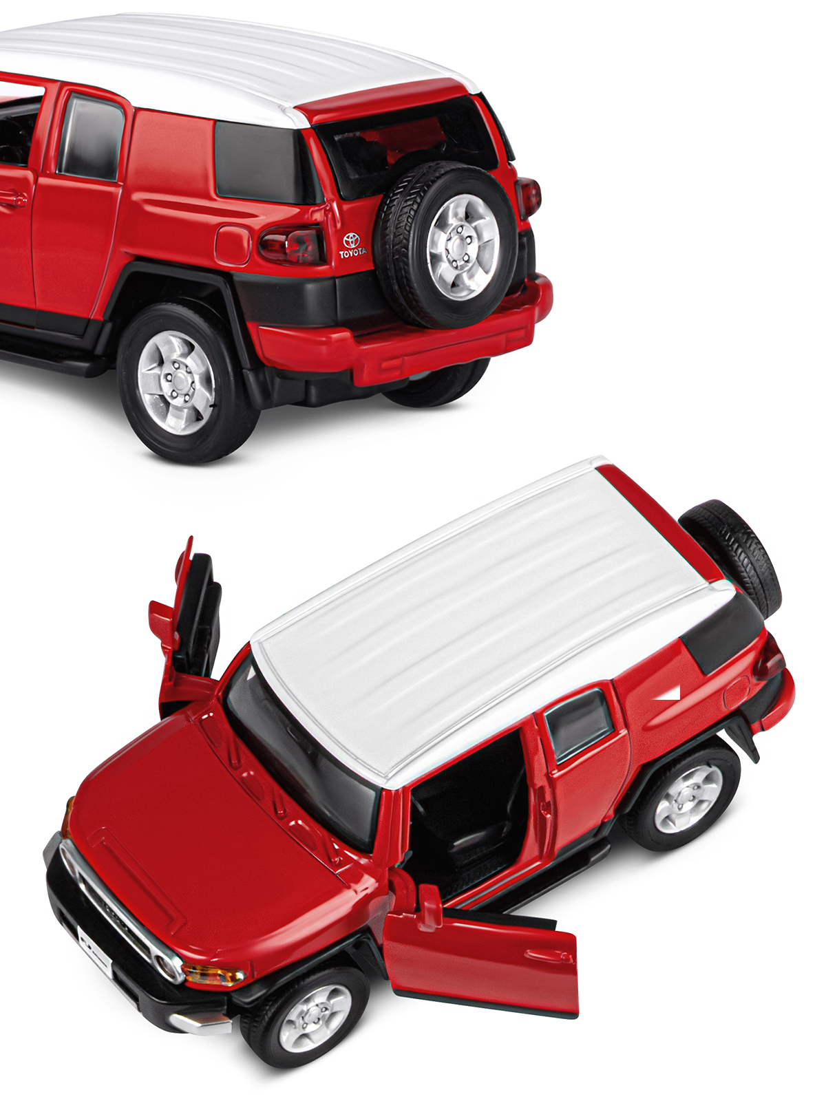 Внедорожник АВТОпанорама Toyota FJ Cruiser 1:32 JB1251289 - фото 9