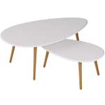 Стол журнальный КАЛИФОРНИЯ МЕБЕЛЬ Твинс белый