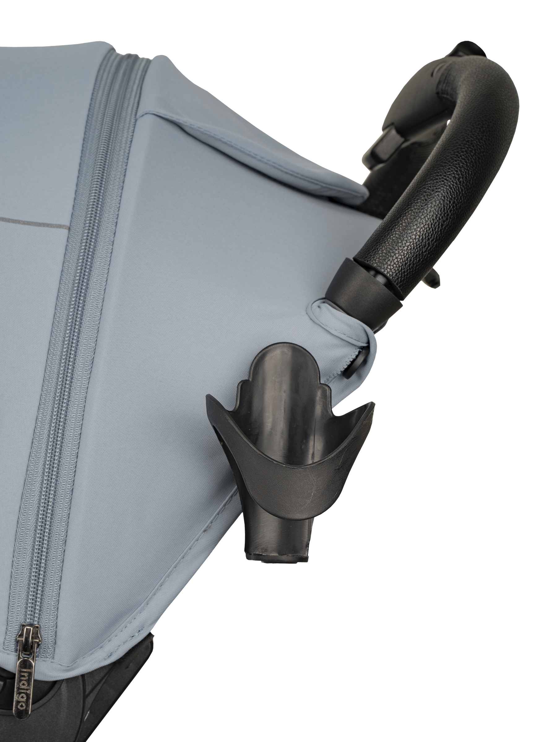 Коляска прогулочная Indigo Skip для путешествий, голубой голубой - фото 27