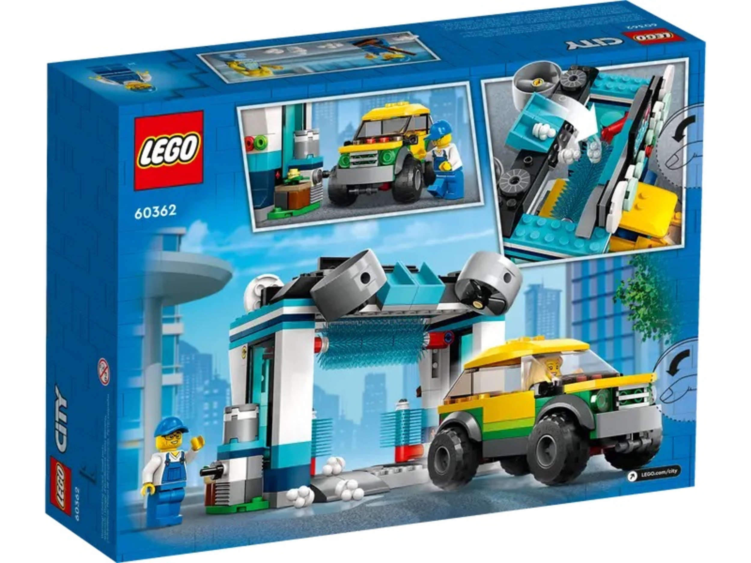 Конструктор LEGO City Автомойка блочный - фото 9