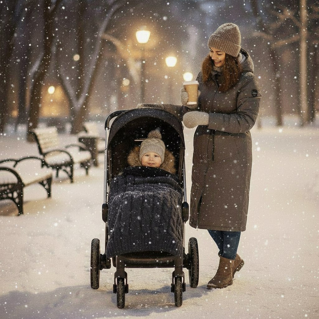 Коляска 3в1 MOWbaby Zoom air 3в1, silver black черный - фото 16