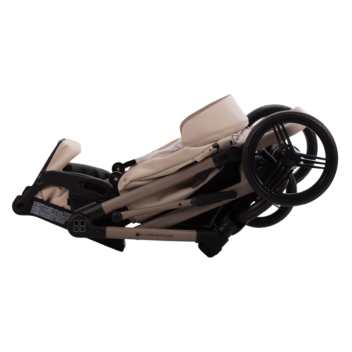 Коляска 2в1 Bebetto Magnum Light SE Pro бежевый - фото 16