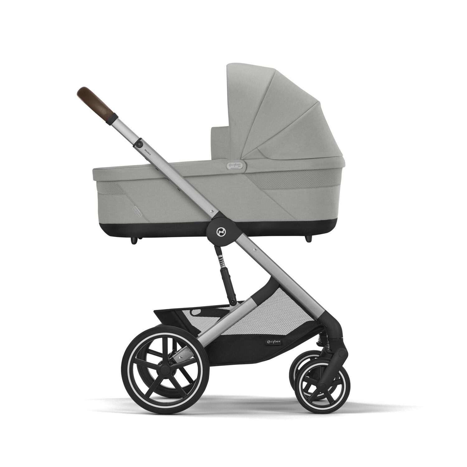 Коляска 3в1 Cybex Balios S Lux SLV серый - фото 4