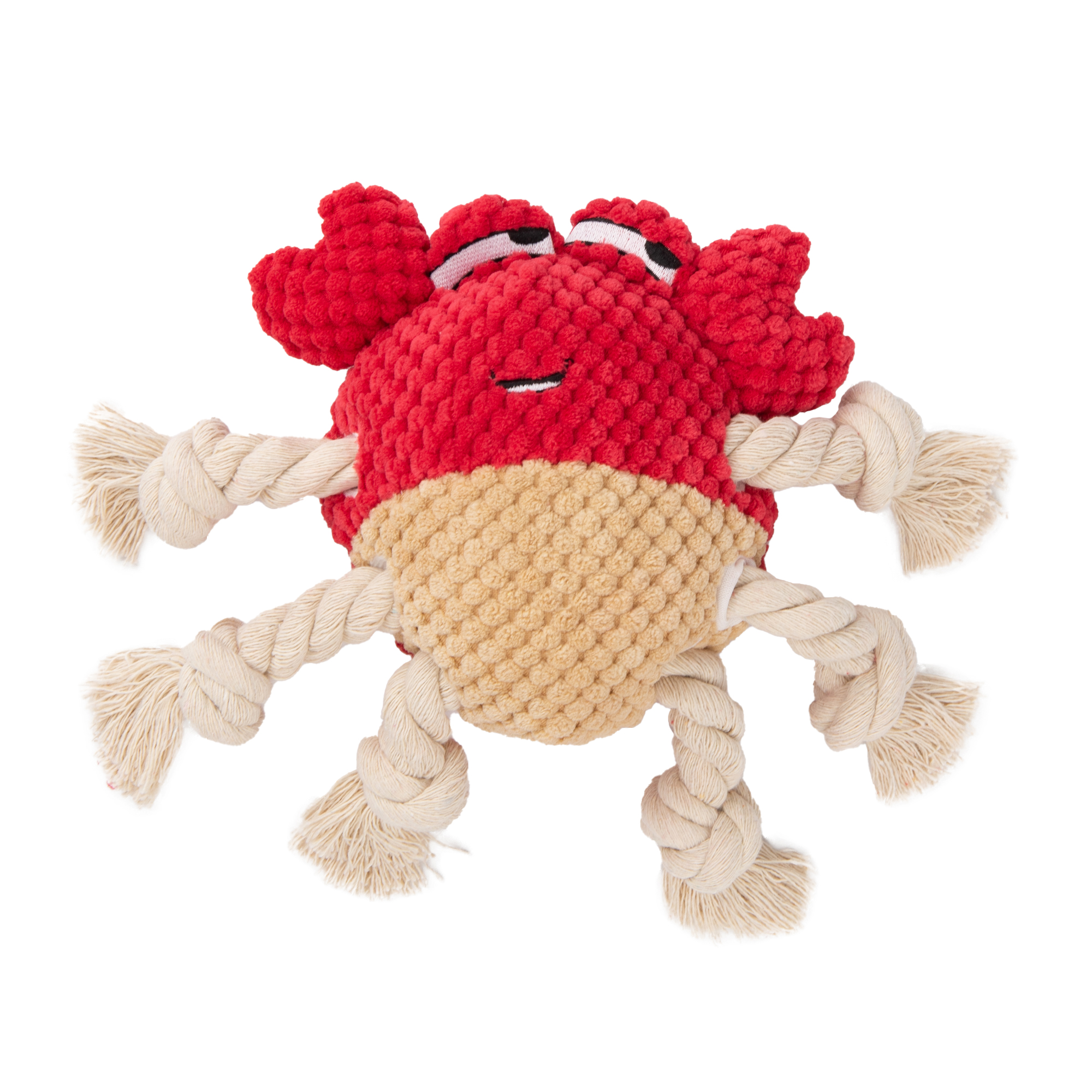 Игрушка для собак Mr.Kranch Краб 22*20см красный - фото 1