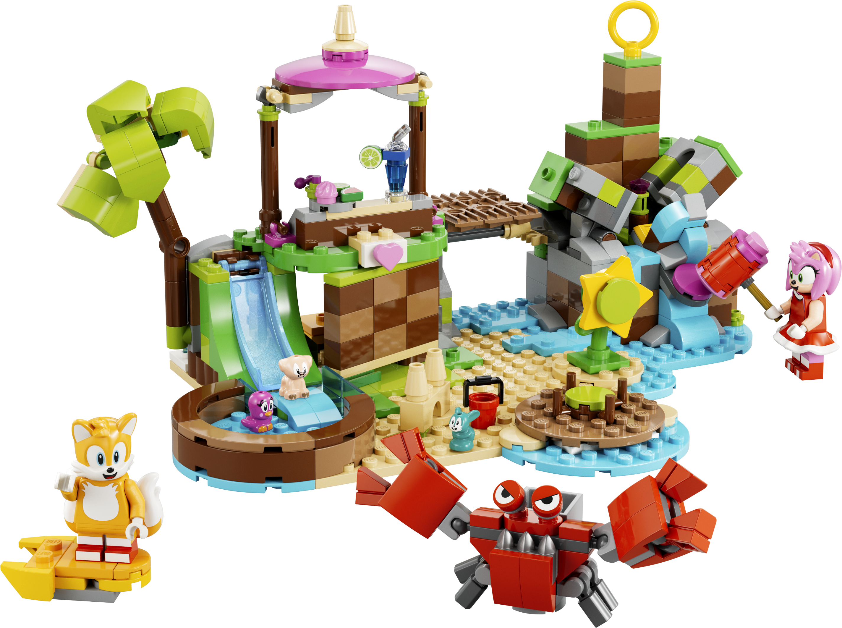 Конструктор LEGO Sonic the Hedgehog Остров спасения животных Эми 388 дет. - фото 2