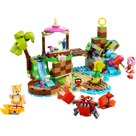 Конструктор LEGO Sonic the Hedgehog Остров спасения животных Эми блочный