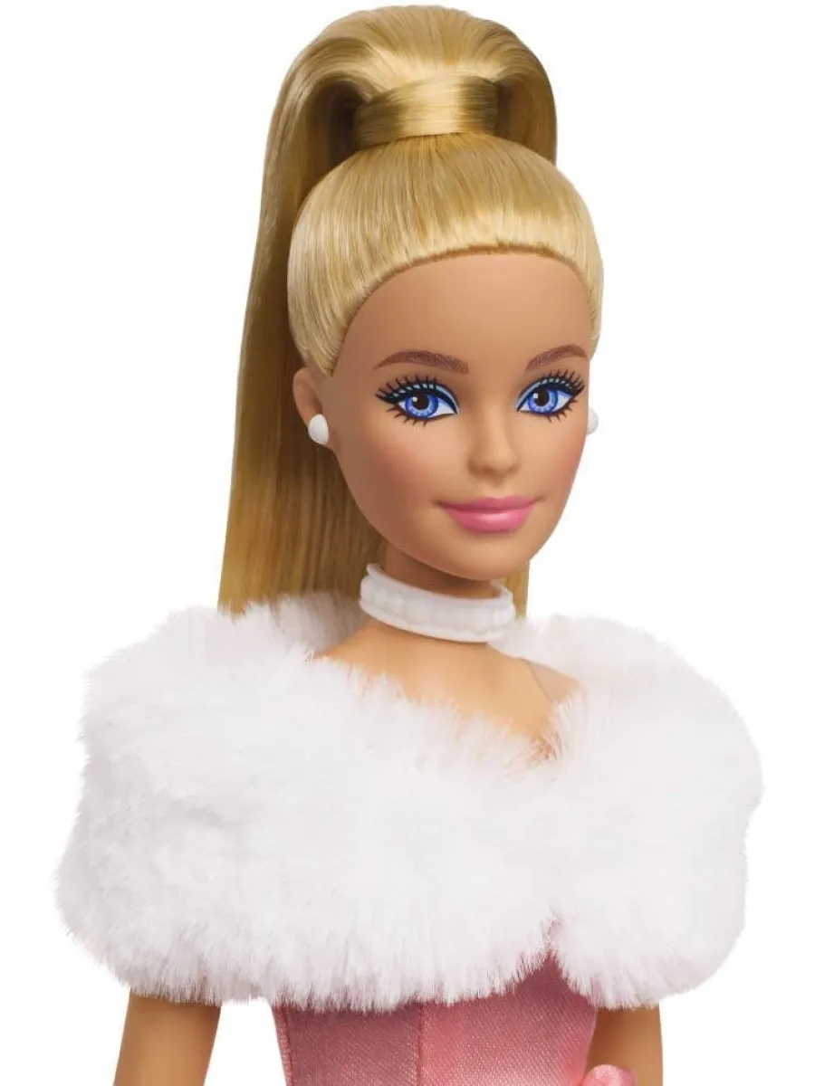 Кукла модельная Barbie Barbiestyle в розовом платье высота 29 см JHD25 - фото 5