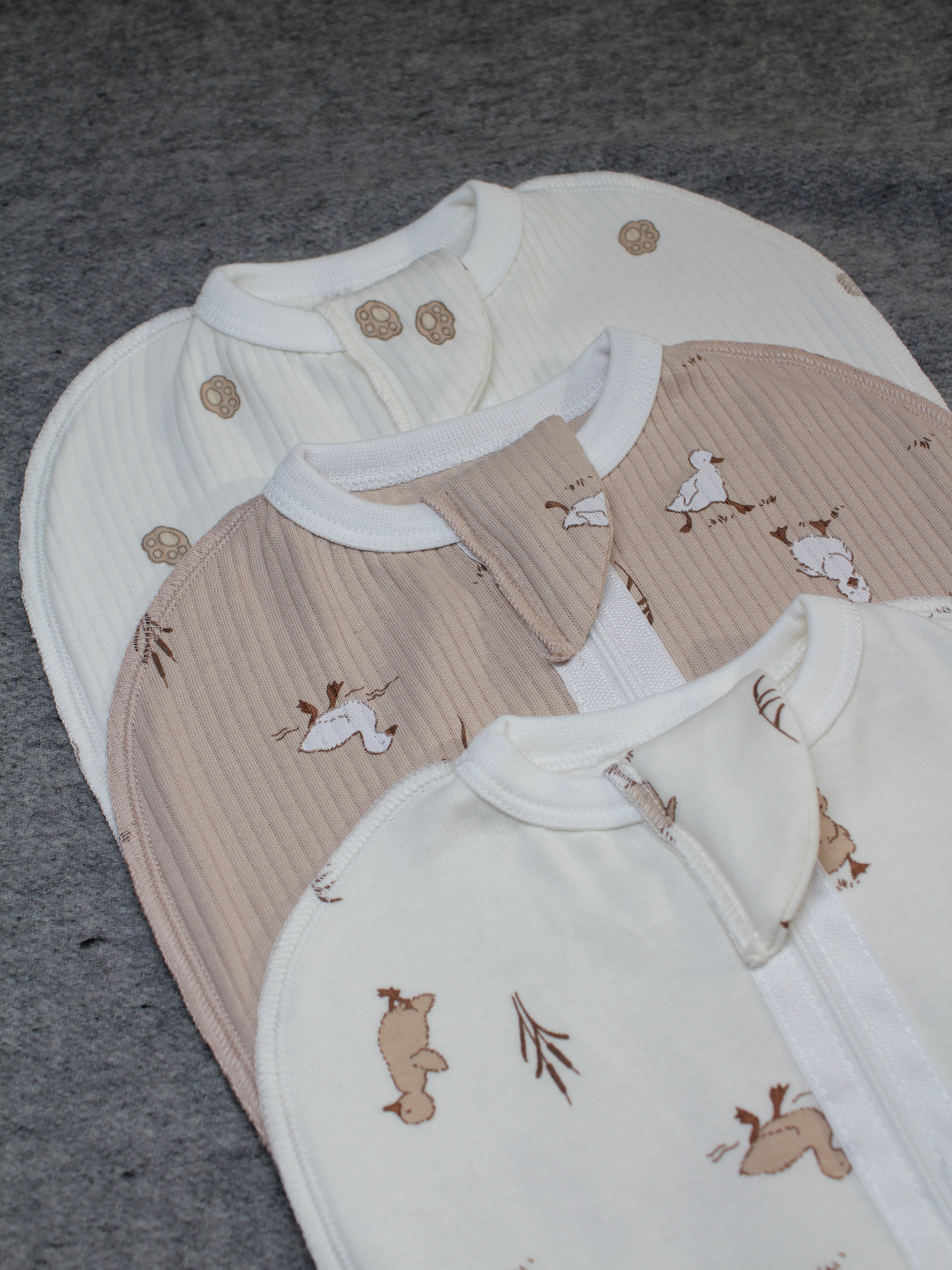 Конверт пеленальный (кокон) RinaAmari бежевый - фото 16