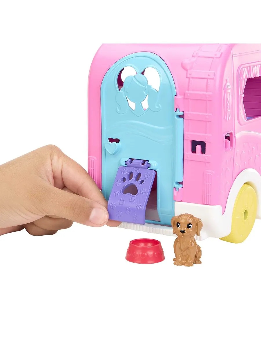 Кукла модельная Barbie Челси с питомцами и машинка HNH90 - фото 9