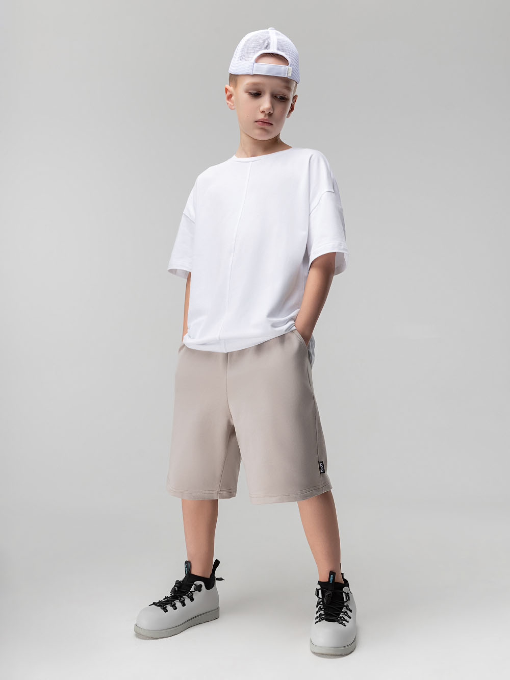 Шорты Bodo 8-88МU_серо-бежевый - фото 1