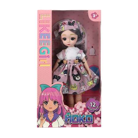 Кукла модельная Карапуз Likee Girl высота 30 см