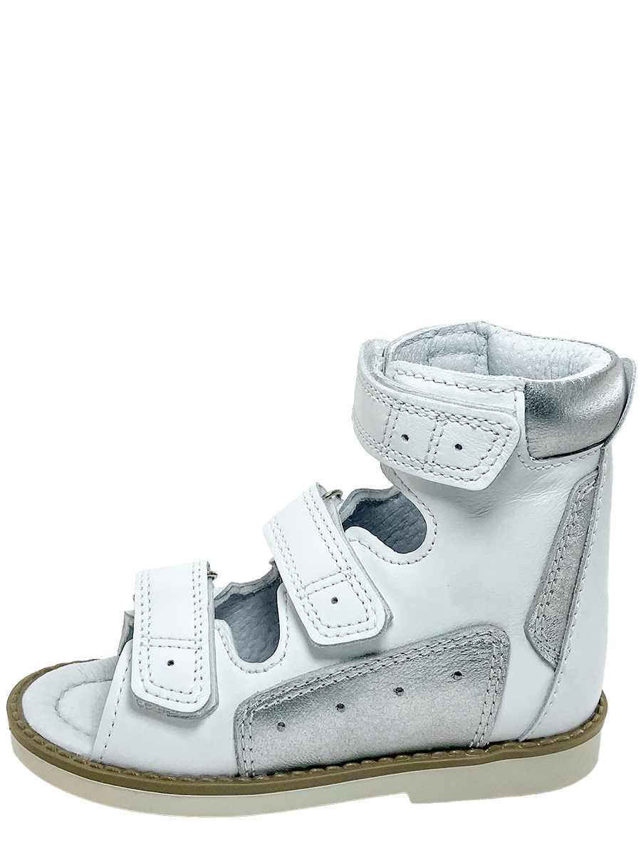 Сандалии ортопедические Baby Ortho ДжерриБелыйСерый - фото 5