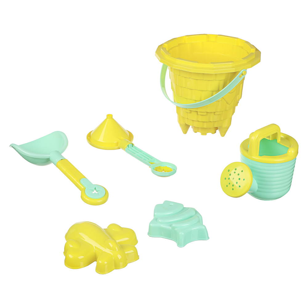 Песочный набор Игроленд "Замок" 6 предметов 6 предм. - фото 2