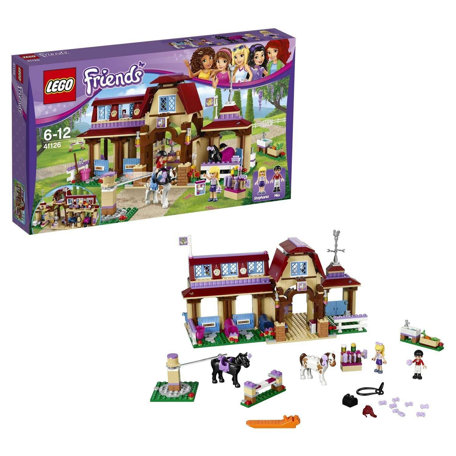 Конструктор LEGO Friends Клуб верховой езды блочный - фото 1