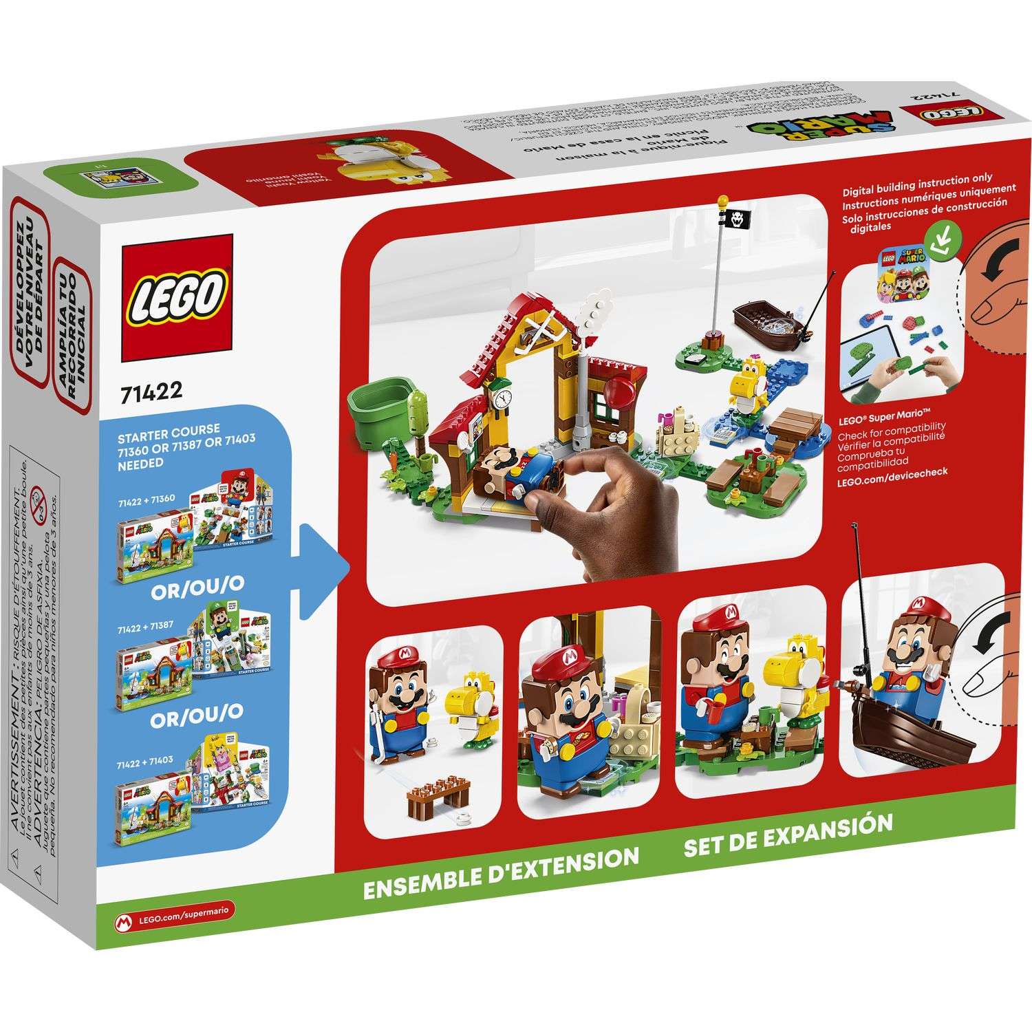 Конструктор LEGO Super Mario Picnic at Marios House 259 дет. - фото 5