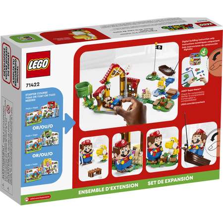 Конструктор LEGO Super Mario Picnic at Marios House блочный