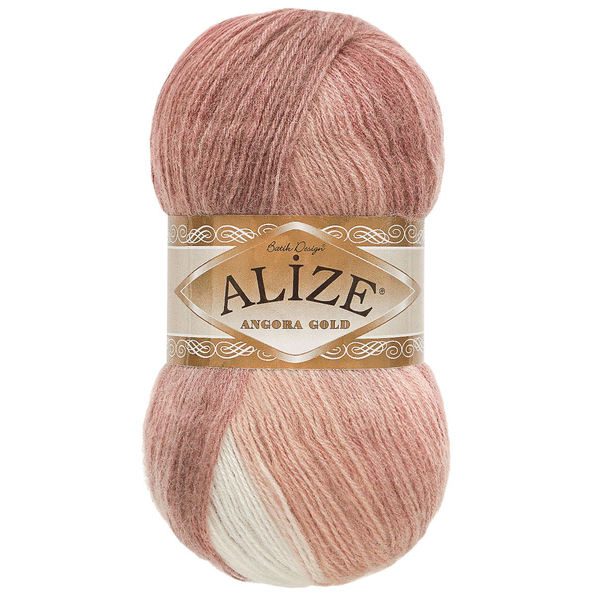 Пряжа Alize для вязания зимних вещей Angora Gold Batik 100 гр 550 м 5 мотков 5698 секционный - фото 6