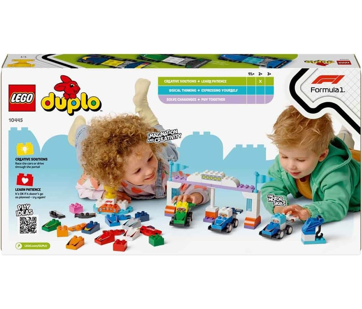 Конструктор LEGO DUPLO Гоночные автомобили Формулы блочный - фото 3